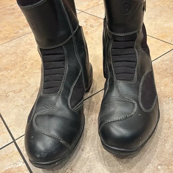 Oxtar Gore Tex Motorcycle Biker Boots Women' Leather Made in Italy EU 45 - Picture 13 of 16